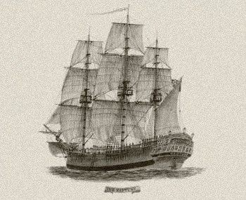Arrival of the ships of the Second Fleet