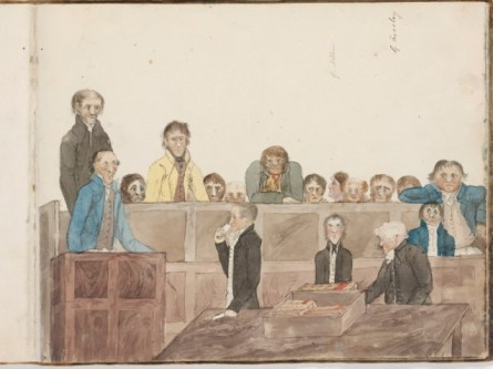 George Crossley court scene