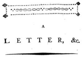 Botany Bay. A letter from Mr. James Callam: surgeon of HM ship Supply