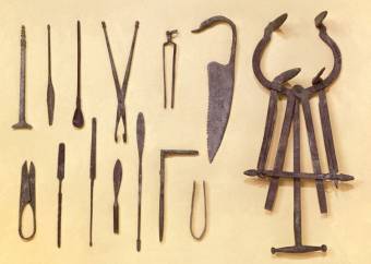 Graeco-Roman surgical instruments.